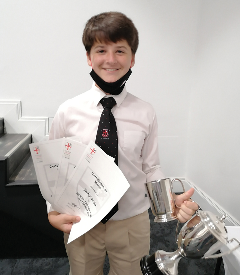 Grade 7: The end-of-year prize-giving.