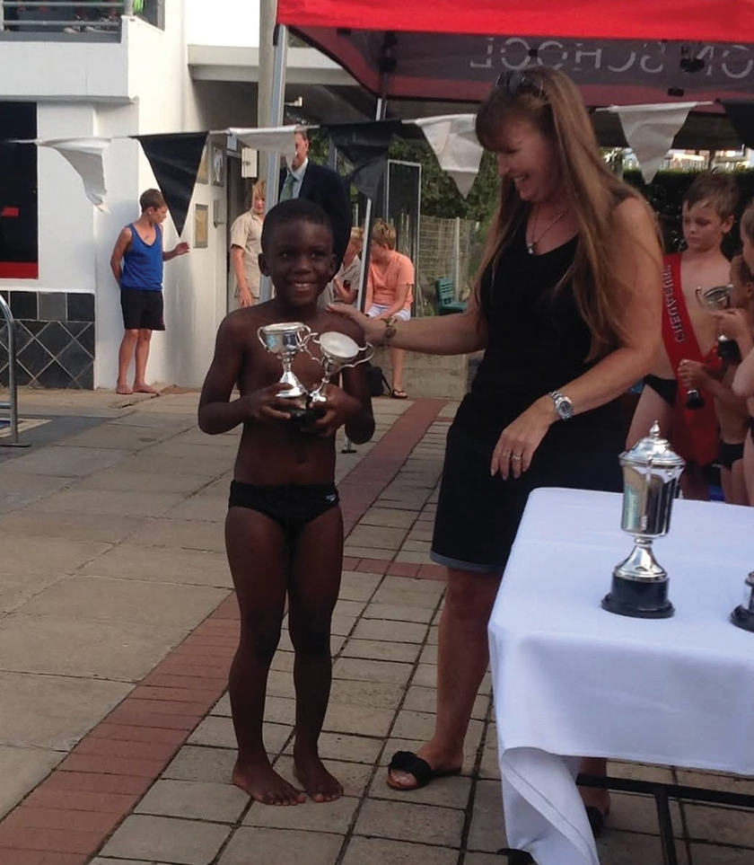 Grade 1: Clifton swimming gala, winning two trophies.