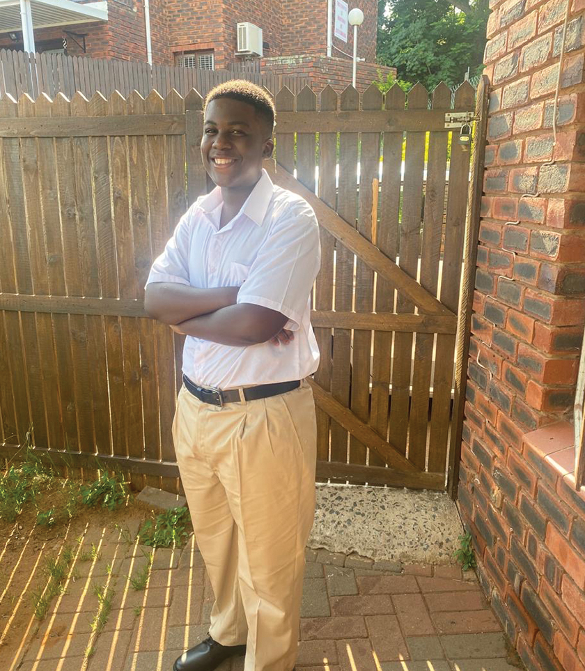 Grade 8: First day of Grade 8.