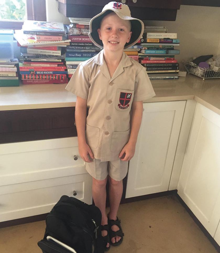 Grade 1: First day of the Foundation Phase.